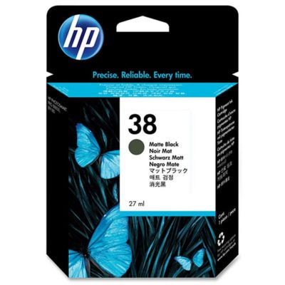 Hp 38 C9412A Original Ink Cartridge, Matte Black, Single Pack Hp 38 C9412A Original Ink Cartridge, Matte Black, Single Pack